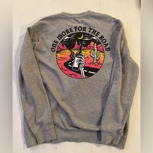 Retrofit “One More For The Road” Graffic Sweatshirt Size Large‎